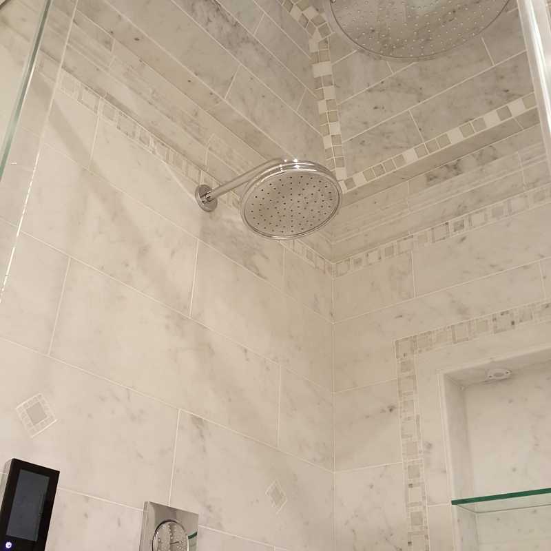 Tilery.capecod.carrara.shower.install.tileshower